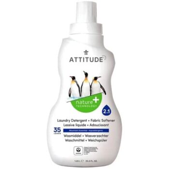 Attitude Laundry Detergent & Fabric Softener Mountain Essentials 35 Loads (1050ml)