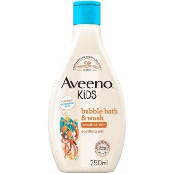 Aveeno Baby Kids Bubble Bath & Wash Sensitive Skin (250ml)