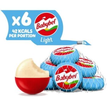 Babybel Mini Light Cheese Snacks (6 x 20g)