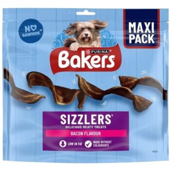 Bakers Sizzlers Bacon and Cheese Dog Treats (315g)