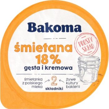 Bakoma Soured Cream Smietana Domowa