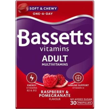 Bassetts Adult Multivitamins Raspberry & Pomegranate Soft Chewies (30)