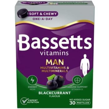 Bassetts Vitamins Man Multivitamins & Blackcurrant 30 Pastilles (30)