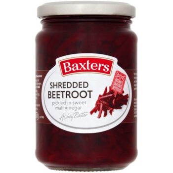 Baxters Shredded Beetroot Pickled in Sweet Malt Vinegar (340g)