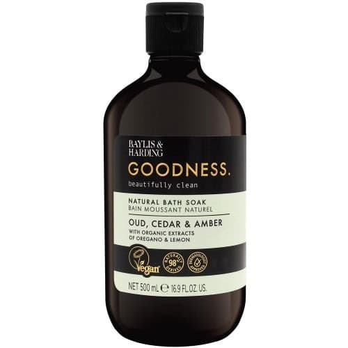 Baylis & Harding Goodness Oud Cedar & Amber Bath Soak (500ml)