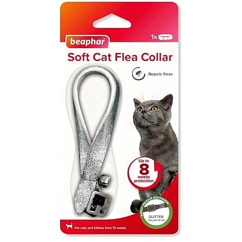 Beaphar Soft Glitter Flea Repellent Collar For Cats