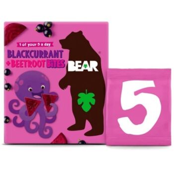 Bear Bites Fruit & Veg Shapes Blackcurrant & Beetroot Multipack