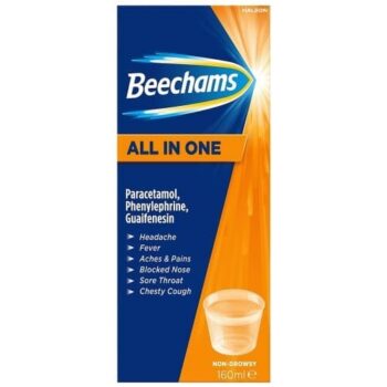 Beechams All-In-One Liquid Cold & Flu Remedy (160ml)