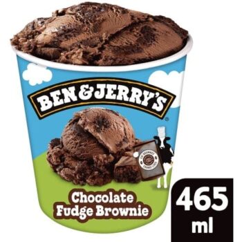 Ben & Jerry's Chocolate Fudge Brownie Ice Cream Tub (465ml)