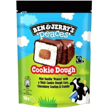 Ben & Jerry's Cookie Dough Ice Cream Peaces 10MP (10 x 160ml)