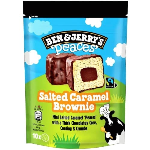 Ben & Jerry's Salted Caramel Brownie Ice Cream Peaces 10MP (160ml)
