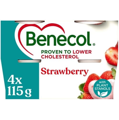 Benecol Strawberry Yoghurt (4 x 115g)