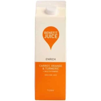 Benefit 100% Pure Juice Carrot Orange & Turmeric + Multivitamins (1 Litre)
