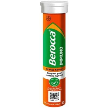 Berocca 15 Orange Flavour Effervescent Tablets (15)