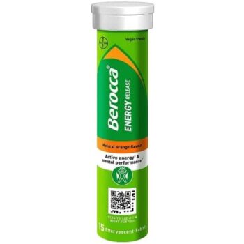 Berocca Orange Flavour Effervescent Tablets 15Each (15)