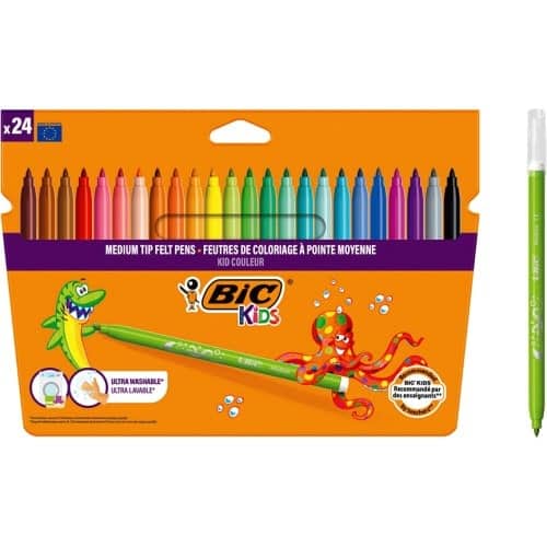 BIC Kids Couleur Felt Tip Colouring Pens