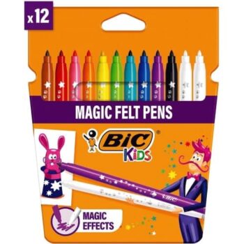 BIC Kids Magic Erasable Felt Tip Pens (12)
