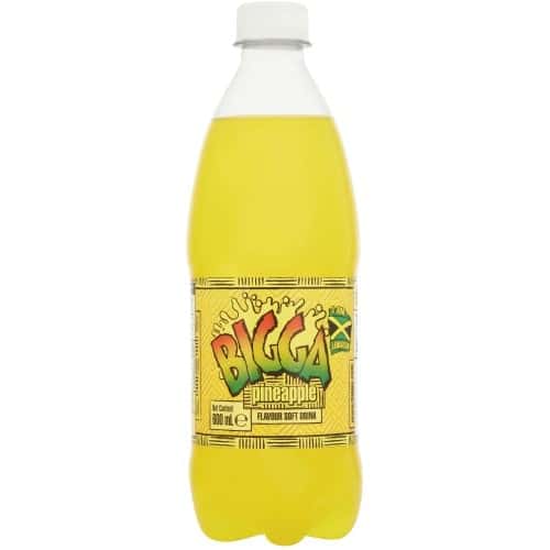 Bigga Pineapple Flavour Soft Drink (600ml)
