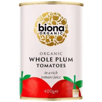 Biona Organic Whole Plum Peeled Tomatoes (400g)
