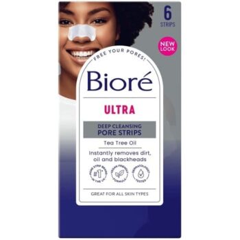 Biore Ultra Deep Cleansing Pore Strips 6 Nose Strips (6)