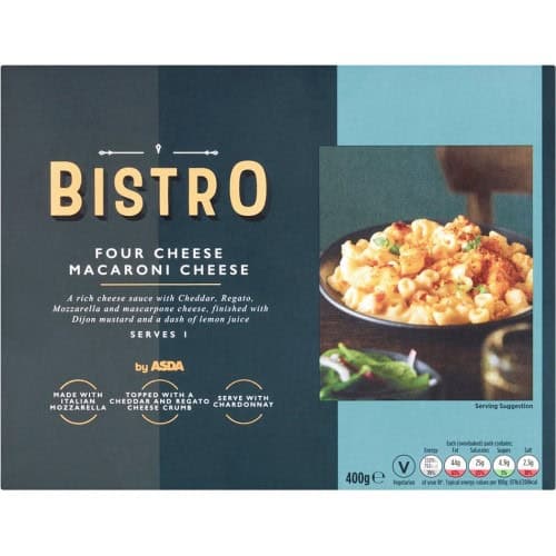 Bistro by ASDA Four Cheese Macaroni Cheese