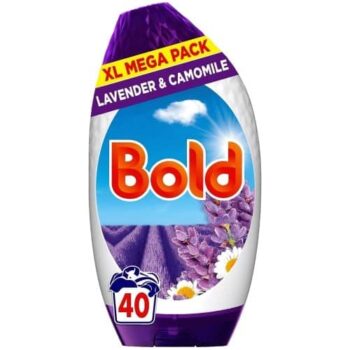 Bold Laundry Detergent Gel 40 Washes Lavender & Camomile (1320ml)