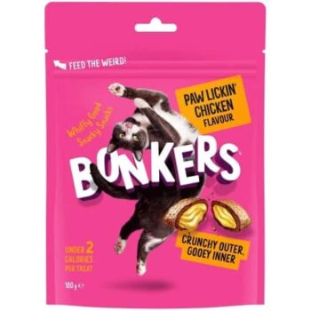 Bonkers Paw Lickin Chicken Flavour Cat Treats (180g)