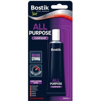 Bostik All Purpose Clear Adhesive (50ml)