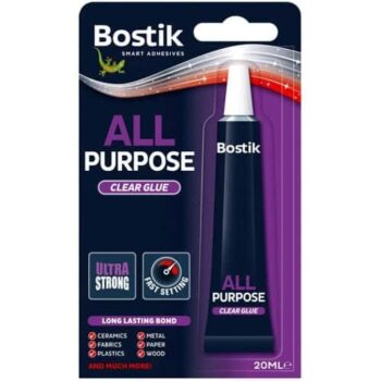 Bostik Glu & Fix All Purpose Clear Adhesive (20ml)