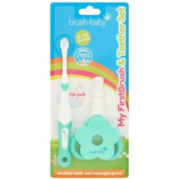 Brush-Baby My First Brush And Teether Set 0-18 Months