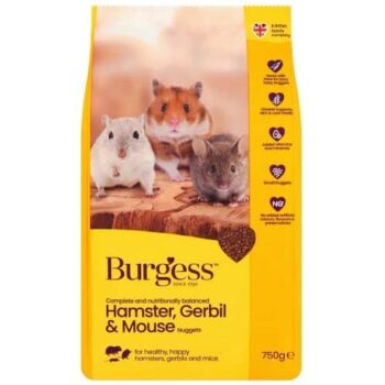 Burgess Hamster Gerbil & Mouse Complete Food Mix (750g)