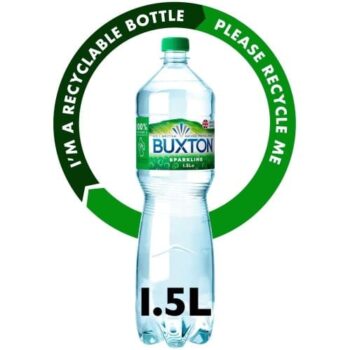 Buxton Sparkling Natural Mineral Water Bottle