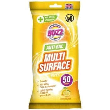 Buzz Anti-Bacterial Wipes Lemon & Mandarin