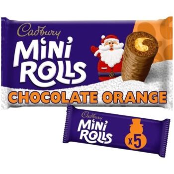Cadbury Chocolate Orange Mini Rolls (5)