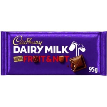 Cadbury Dairy Milk Fruit & Nut Chopped Chocolate Bar (95g)