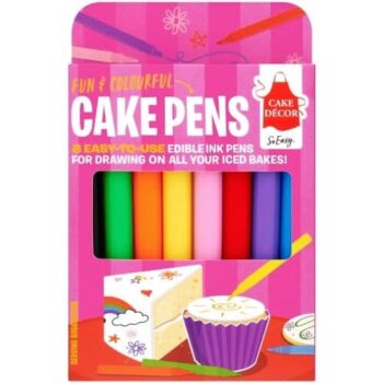 Cake Decor Edible Cake Pens 8 Colours (8 x 16g)