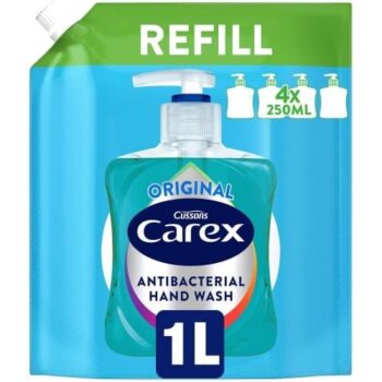 Carex Dermacare Antibacterial Hand Wash Original Refill Pack (1 Litre)