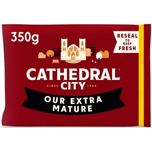 Cathedral City Extra Mature Cheddar Cheese (350g)