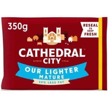 Cathedral City Lighter Mature Cheddar Cheese (350g)