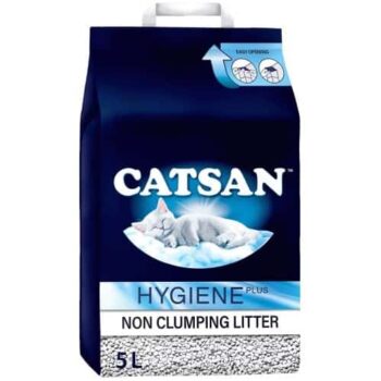 Catsan Hygiene Non-Clumping Odour Control Cat Litter (5 Litre)