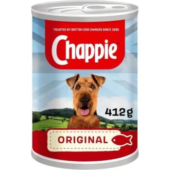 Chappie Adult Wet Dog Food Tin Original in Loaf (412g)