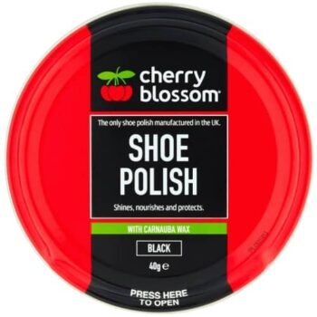 Cherry Blossom Black Shoe Polish (40g)