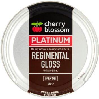 Cherry Blossom Platinum Regimental Gloss Dark Tan (40g)