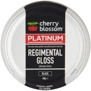 Cherry Blossom Reg Gloss Black Shoe Polish (40g)