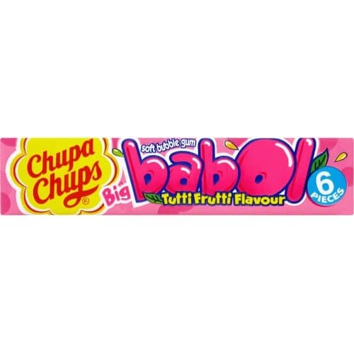 Chupa Chups Big Babol Tutti Frutti Soft Bubble Gum