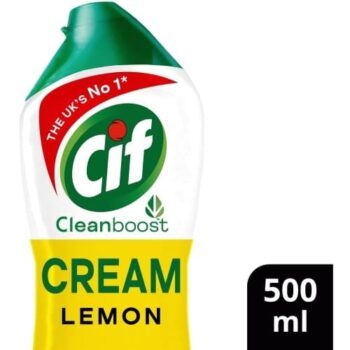 Cif Lemon Cream Cleaner with Micro Particles (500ml)