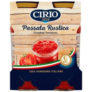 Cirio Passata Rustica Crushed Tomatoes (2 x 350g)