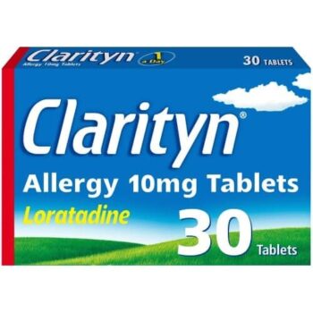 Clarityn Allergy Tablets Loratadine for Hayfever Relief 30 Tablets (30 x 10mg)