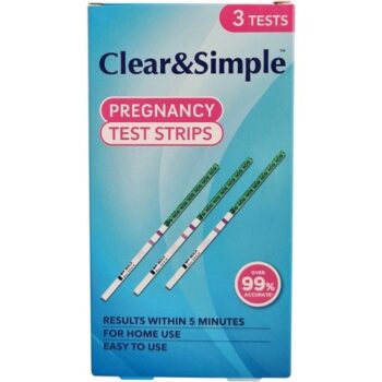 Clear & Simple 3 Pregnancy Test Strips (3)