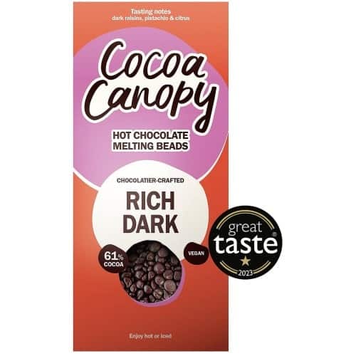 Cocoa Canopy Rich Dark Hot Chocolate Beads (225g)